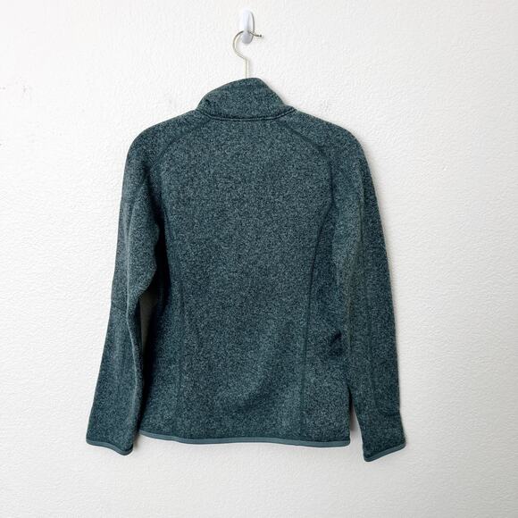 [Patagonia] Teal Blue Quarter Zip Fleece Better Sweater Pullover Size Small S - Picture 2 of 10
